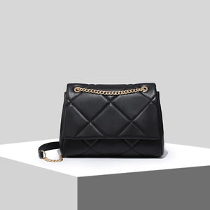 Leather Embroidery Crossbody Bag for Women