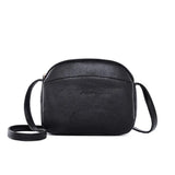 Litchi Pattern Leather Shoulder Bag Crossbody for Women