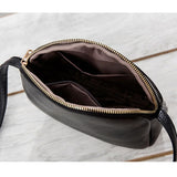 Litchi Pattern Leather Shoulder Bag Crossbody for Women