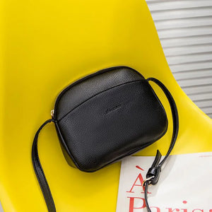 Litchi Pattern Leather Shoulder Bag Crossbody for Women