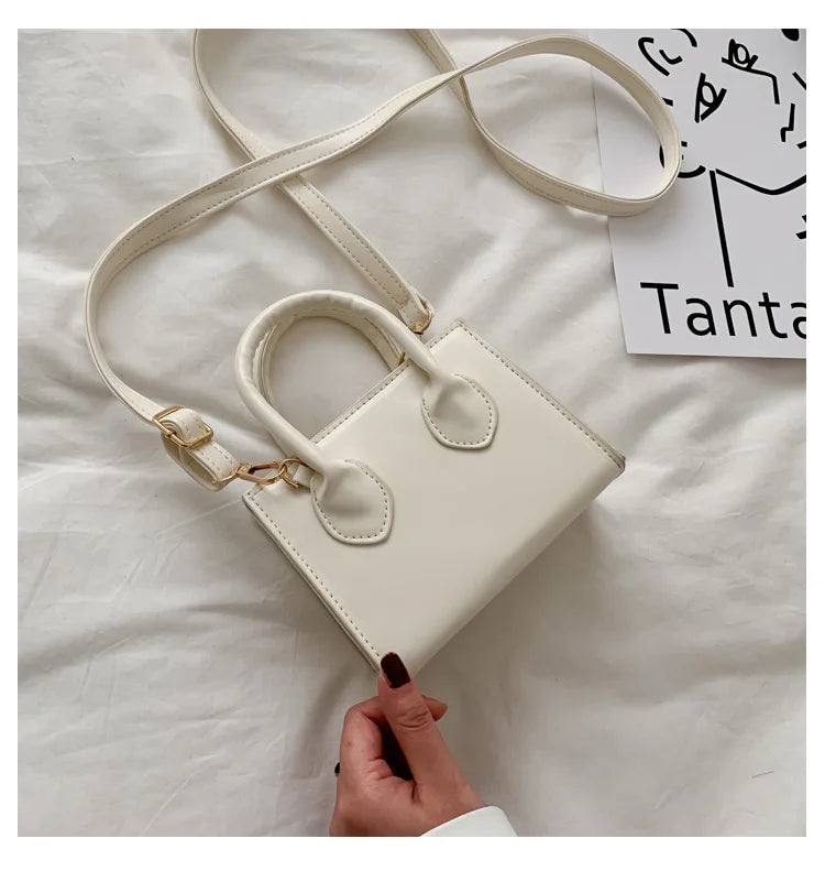 Small Square Bag Retro Mini Handbag Literary Crowds Shoulder Messenger Female Ba