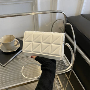 Women Shoulder Bag Solid Pu Leather Handbags And Purses Flap Crossbody Bags