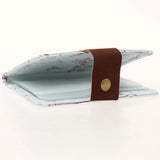 Floral Passport Cover Canvas Holder Travel Case