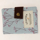 Floral Passport Cover Canvas Holder Travel Case
