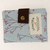 Floral Passport Cover Canvas Holder Travel Case