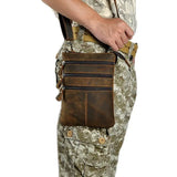 Leather Retro Fanny Waist Belt Bag Chest Pack Sling Bag Phone Case