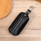 Leather Women's Key Bag Car Key Case Unisex Family Key Case