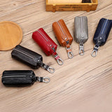 Leather Women's Key Bag Car Key Case Unisex Family Key Case