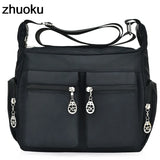 Women Messenger Bags Waterproof Nylon Shoulder Bag Crossbody Bags
