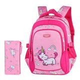 Kids Unicorn Backpack Orthopedic Waterproof School Bag for Girls Boys