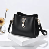 Women's Bucket Bag European Style Shoulder Messenger Bag