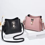 Women's Bucket Bag European Style Shoulder Messenger Bag