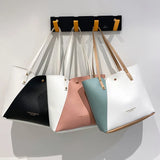 Large Women's Bag High Capacity PU Leather Shoulder Bag