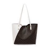 Large Women's Bag High Capacity PU Leather Shoulder Bag