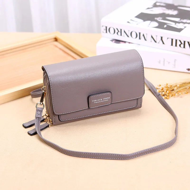 Vertical Clutch Bag Women Purse Messenger Phone Bag