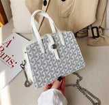 High Capacity Leather Messenger Bag for Ladies