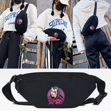Hot Mask Female Printing Fanny Pack Sports Chest Handbag Unisex Waist Bag