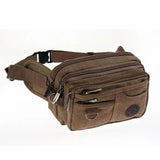 Canvas Waist Bag Multi-function Travel Phone Purse