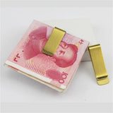Stainless Steel Money Clip Cash Holder Portable Wallet