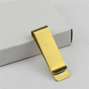 Stainless Steel Money Clip Cash Holder Portable Wallet