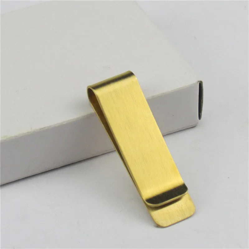 Stainless Steel Money Clip Cash Holder Portable Wallet