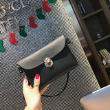 Delicate Handbags High PU Leather Women Crossbody Bags Female Street