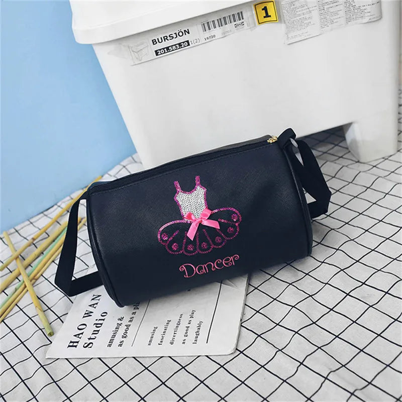 PU Waterproof Kids Girls Dance Shoes Bag