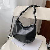 Hot Pure Colour High PU Leather Women Crossbody Bag Small Subaxillary Bag