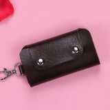 Hot Buckle Keychain Holders Pu Leather Style Key Wallets