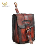 Hot Leather Travel Hook Fanny Waist Belt Pack Phone Cigarette Pouch Case for Men