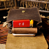 Leather Travel Waist Belt Pack Bag Phone Pouch Case For Men