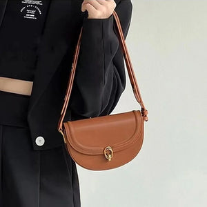 Hot Saddle Crossbody Bag for Women Vintage Shoulder Handbag Purse