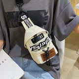 Hip-hop Canvas Phone Bag Chest Bum Bag