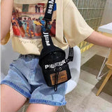 Hip-hop Canvas Phone Bag Chest Bum Bag