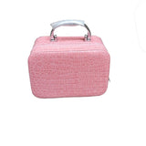Women Beauticians Cosmetic Bags Travel Handbags PU Leather Organizer Makeup Bag