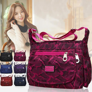 Waterproof Cloth Crossbody Bag Shoulder Bag Travel Messenger Bag