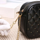 Rivet Chain Strap Crossbody Bags For Women