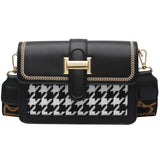 Retro Woolen Square Bag Crossbody Messenger Bag