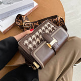 Retro Woolen Square Bag Crossbody Messenger Bag