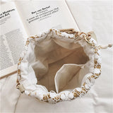 Straw Woven Shoulder Bag Summer Beach Handbag Crossbody Purse