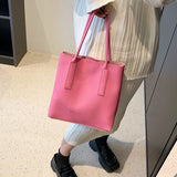 Women's PU Leather Shoulder Bags Handbag Totes
