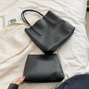 Women's PU Leather Shoulder Bags Handbag Totes