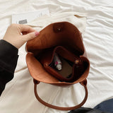 Women's PU Leather Shoulder Bags Handbag Totes