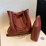 Women's PU Leather Shoulder Bags Handbag Totes