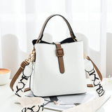 Stylish Wide Strap Bucket Bag for Women