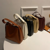 Hot Women's Handbags Retro Large Capacity Shoulder Bags High PU Leather Bags