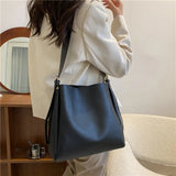 Hot Women's Handbags Retro Large Capacity Shoulder Bags High PU Leather Bags