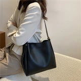 Hot Women's Handbags Retro Large Capacity Shoulder Bags High PU Leather Bags