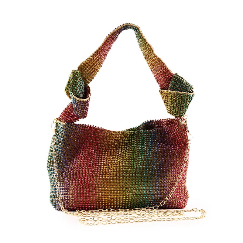 Rhinestone Decoration Women's Evening Party Handbag