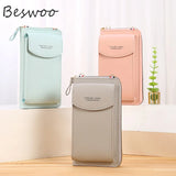 Women's Wallet Shoulder Bag Phone Pocket Long Female Wallets Clutch